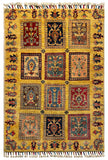 26166 -  Hand-knotted Contemporary Chobi Ziegler /Modern Carpet/Rug / Size: 3'3" x 1'6"/99cm x 46cm