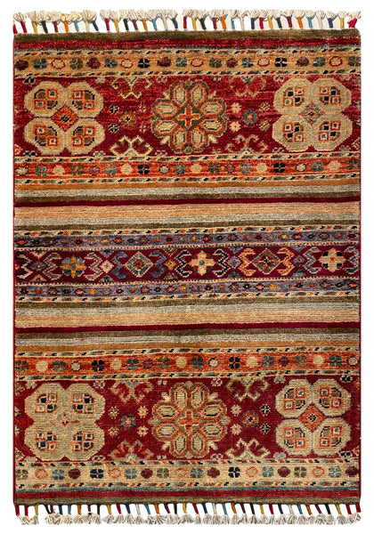 26169 -  Hand-knotted Contemporary Chobi Ziegler /Modern Carpet/Rug / Size: 2'9" x 2'0"/84cm x 61cm