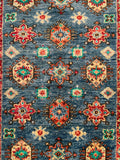 26278-Chobi Ziegler Hand-Knotted/Handmade Afghan Rug/Carpet Modern Authentic/Size: 2'7" x 2'0"/79cm x 61cm