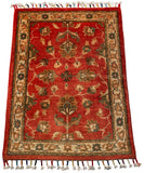 26318-Chobi Ziegler Hand-Knotted/Handmade Afghan Rug/Carpet Modern Authentic/Size: 2'7" x 2'0"/79cm x 61cm