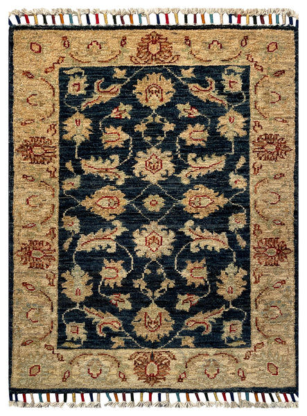 26311-Chobi Ziegler Hand-Knotted/Handmade Afghan Rug/Carpet Modern Authentic/Size: 2'9" x 2'1"/84cm x 64cm
