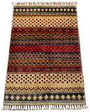 26241 - Hand-knotted Contemporary Chobi Ziegler /Modern Carpet/Rug / Size: 3'0" x 2'0"/91cm x 61cm