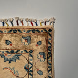 26511-Chobi Ziegler Hand-Knotted/Handmade Afghan Rug/Carpet Modern Authentic/Size: 2'9" x 2'0"/84cm x 61cm