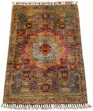 26288-Chobi Ziegler Hand-Knotted/Handmade Afghan Rug/Carpet Modern Authentic/Size: 2'9" x 2'1"/84cm 64cm