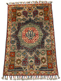 26289-Chobi Ziegler Hand-Knotted/Handmade Afghan Rug/Carpet Modern Authentic/Size: 2'8" x 1'8"/81cm x 51cm