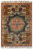 26289-Chobi Ziegler Hand-Knotted/Handmade Afghan Rug/Carpet Modern Authentic/Size: 2'8" x 1'8"/81cm x 51cm