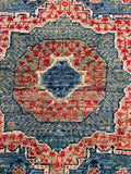 26292-Chobi Ziegler Hand-Knotted/Handmade Afghan Rug/Carpet Modern Authentic/Size: 2'8" x 1'9"/81cm x 53cm