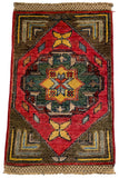 26679 -  Hand-knotted Contemporary Chobi Ziegler /Modern Carpet/Rug / Size: 2'0" x 1'3"/61cm x 38cm