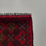 26462 - Khal Mohammad Afghan Hand-Knotted Authentic/Traditional/Rug/Size: 2'1" x 1'3"/64cm x 15cm