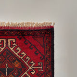 26191 - Khal Mohammad Afghan Hand-Knotted Authentic/Traditional/Rug/Size: 2'1" x 1'4"/64cm x 41cm