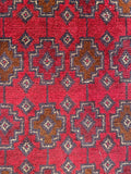 26362- Khal Mohammad Afghan Hand-Knotted Authentic/Traditional/Rug/Size: 2'0" x 1'4"/61cm x 41cm