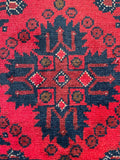 26406- Khal Mohammad Afghan Hand-Knotted Authentic/Traditional/Rug/Size: 2'0" x 1'4"/61cm x 41cm