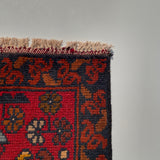 26586 - Khal Mohammad Afghan Hand-Knotted Authentic/Traditional/Rug/Size: 2'0" x 1'3"/61cm x 38cm