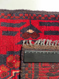 26449 - Khal Mohammad Afghan Hand-Knotted Authentic/Traditional/Rug/Size: 2'0" x 1'3"/61cm x 38cm
