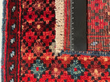 26463 - Khal Mohammad Afghan Hand-Knotted Authentic/Traditional/Rug/Size: 1'9" x 1'4"/53cm x 41cm