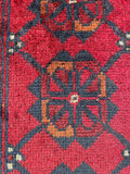 26200 - Khal Mohammad Afghan Hand-Knotted Authentic/Traditional/Rug/Size: 2'1" x 1'3"/64cm x 38cm