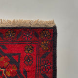 26230 - Khal Mohammad Afghan Hand-Knotted Authentic/Traditional/Rug/Size: 1'9" x 1'3"/53cm x 38cm