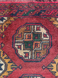 26388- Khal Mohammad Afghan Hand-Knotted Authentic/Traditional/Rug/Size: 2'0" x 1'4"/61cm x 41cm