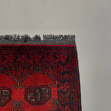 26208 - Khal Mohammad Afghan Hand-Knotted Authentic/Traditional/Rug/Size: 2'0" x 1'4"/61cm x 41cm