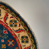 26607 - Kazak Hand-Knotted/Handmade Afghan Tribal/Nomadic Authentic/Size: 3'2" x 3'3"