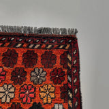 26195 - Khal Mohammad Afghan Hand-Knotted Authentic/Traditional/Rug/Size: 2'0" x 1'4"/61cm x 41cm