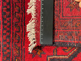 26591 - Khal Mohammad Afghan Hand-Knotted Authentic/Traditional/Rug/Size: 2'0" x 1'3"/61cm x 38cm
