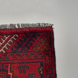 26386- Khal Mohammad Afghan Hand-Knotted Authentic/Traditional/Rug/Size: 2'0" x 1'4"/61cm x 41cm