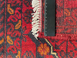 26197 - Khal Mohammad Afghan Hand-Knotted Authentic/Traditional/Rug/Size: 2'0" x 1'4"/61cm x 41cm