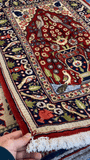 26741-Sarough Hand-Knotted/Handmade Persian Rug/Carpet Traditional Authentic/ Size: 3'1"x 2'3"/94cm x 69cm