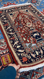 26819-Sarough Hand-Knotted/Handmade Persian Rug/Carpet Traditional Authentic/ Size: 3'1"x 2'0"/94cm x 61cm