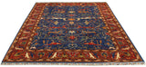 22504 - Chobi Ziegler Hand-Knotted/Handmade Afghan Rug/Carpet Traditional/Authentic/Size: 9'6" x 6'9"/ 290cm x 206cm