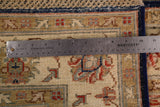 22303 - Chobi Ziegler Hand-knotted/Handmade Afghan Rug/Carpet Traditional Authentic/Size: 6'10" x 2'6"/ 208cm x 76cm