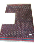 15135- AntiqueTurkmen Hand-knotted/Handmade Persian Rug/Carpet Tribal/Nomadic Authentic/ Size: 9'2''x 6'3''/ 279cm x 191cm