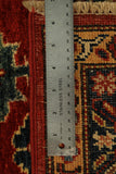 22468 -Royal Kazak Hand-Knotted/Handmade Afghan Tribal/Nomadic Authentic/Size: 6'6" x 4'11"/ 198cm x 150cm