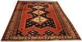 22252 - Afshar Hand-Knotted/Handmade Persian Rug/Carpet Tribal/Nomadic Authentic/Size: 7'6" x 5'2"/ 229cm x 157cm