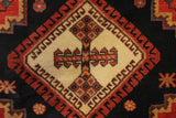 22252 - Afshar Hand-Knotted/Handmade Persian Rug/Carpet Tribal/Nomadic Authentic/Size: 7'6" x 5'2"/ 229cm x 157cm