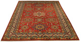 22461 -  Royal Kazak Hand-Knotted/Handmade Afghan Tribal/Nomadic Authentic/Size: 6'10" x 5'1"/ 208cm x 155cm