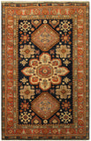 22462 - Royal Kazak Hand-Knotted/Handmade Afghan Tribal/Nomadic Authentic/Size: 6'9" x 4'9"/ 206cm x 145cm