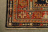 22462 - Royal Kazak Hand-Knotted/Handmade Afghan Tribal/Nomadic Authentic/Size: 6'9" x 4'9"/ 206cm x 145cm