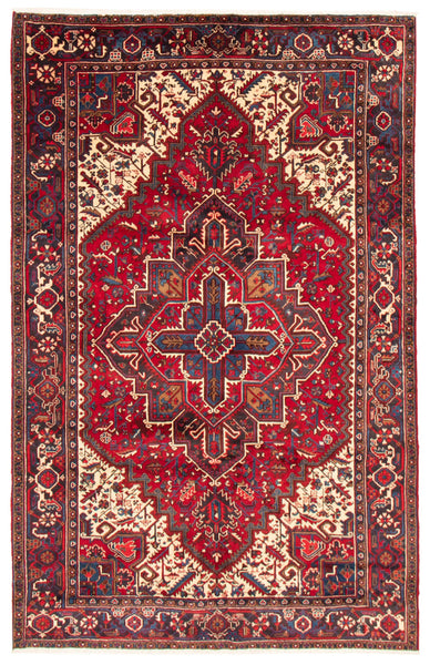 26697- Heriz Hand-Knotted/Handmade Persian Rug/Carpet Traditional/Authentic/Size: 9'8" x 7'5"/295cm x 226cm