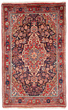 26717-Sarough Handmade/Hand-Knotted Persian Rug/Carpet Traditional Authentic/ Size/: 3'6"x 2'2"/107cm x 66cm