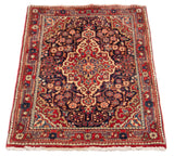 26717-Sarough Handmade/Hand-Knotted Persian Rug/Carpet Traditional Authentic/ Size/: 3'6"x 2'2"/107cm x 66cm