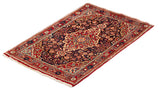 26717-Sarough Handmade/Hand-Knotted Persian Rug/Carpet Traditional Authentic/ Size/: 3'6"x 2'2"/107cm x 66cm