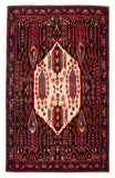 26715-Hamadan Hand-Knotted/Handmade Persian Rug/Carpet Tribal/Nomadic Authentic/ Size: 10'4" x 6'6"/315cm x 198cm