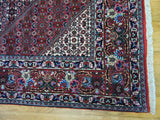 15044 - Bidjar Persian Hand-knotted Authentic/Traditional Carpet/Rug/ Size: 9'9" x 6'10"/ 297cm x 208cm