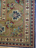13429 - Tabriz Persian Hand-knotted Authentic/Traditional Carpet/Rug Silk-made/ Size: 9'11" x 6'7"/ 302cm x 201cm