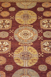 14697 - Chobi Ziegler Afghan Hand-knotted Contemporary/Modern Carpet/Rug/ Size: 9'2" x 7'11"/ 279cm x 241cm