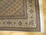 15023 - Tabriz Persian Hand-Knotted Authentic/Traditional Carpet/Rug Silk-made Signed-piece/ Size: 10'1" x 6'7"/ 308cm x 201cm