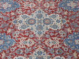 15274-Sarough Hand-Knotted/Handmade Persian Rug/Carpet Traditional Authentic/ Size: 9'5"x 6'10"/ 287cm x 208cm
