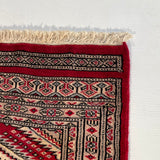 25081- Jaldar Hand-knotted/Handmade Pakistani Rug/Carpet Traditional Authentic/Size: 3'1" x 2'1"/94cm x 64cm